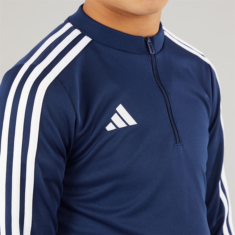 adidas Junior Tiro 23 Club Langarm Trainingsshirt Team Blau/Weiss