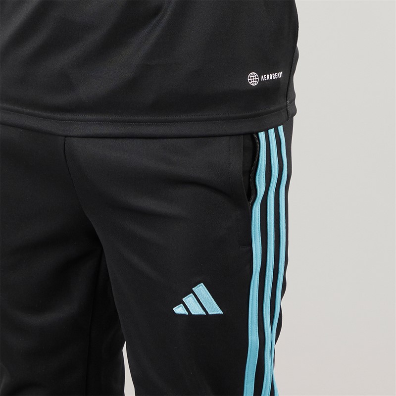 adidas Junior Tiro 23 Club Langarm Trainingsshirt Schwarz/Preloved Blau