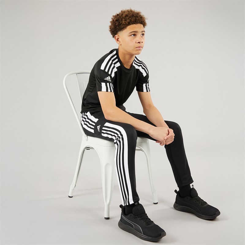 adidas Junior Squadra 21 Trainingshose Schwarz/Weiß