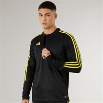 adidas Herre Tiro 23 Klub 1/4 lynlås træningsbluse sort/kraftig gul