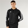 adidas Herren Tiro 23 Club 1/4 Zip Trainings Oberteil Schwarz/Weiß