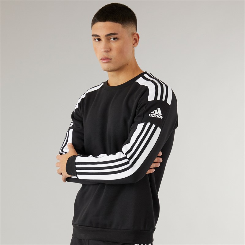 adidas Herren Squadra 21 Sweatshirt Schwarz/Weiß