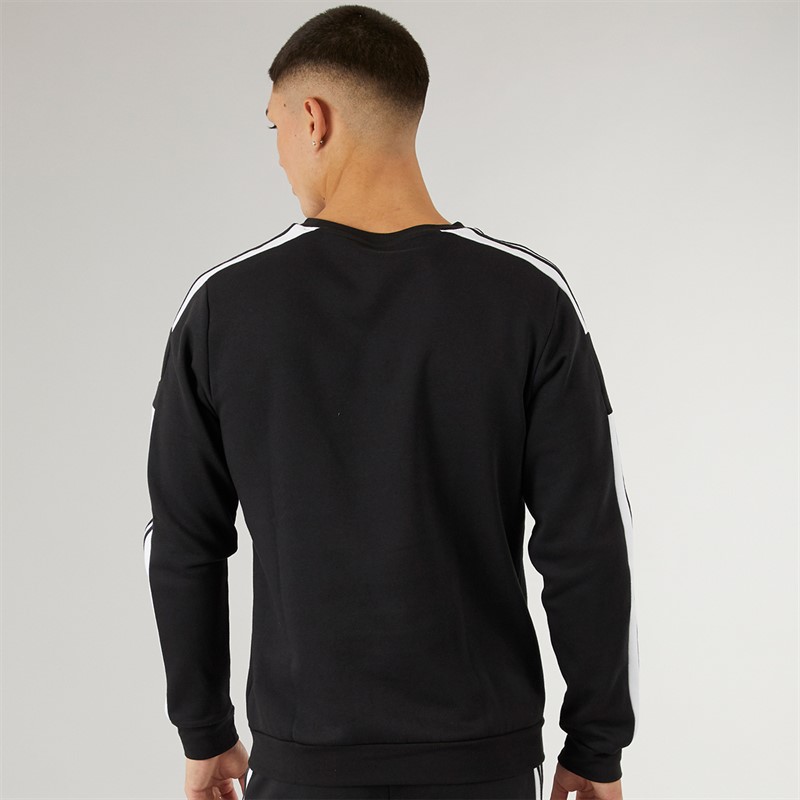 adidas Herren Squadra 21 Sweatshirt Schwarz/Weiß