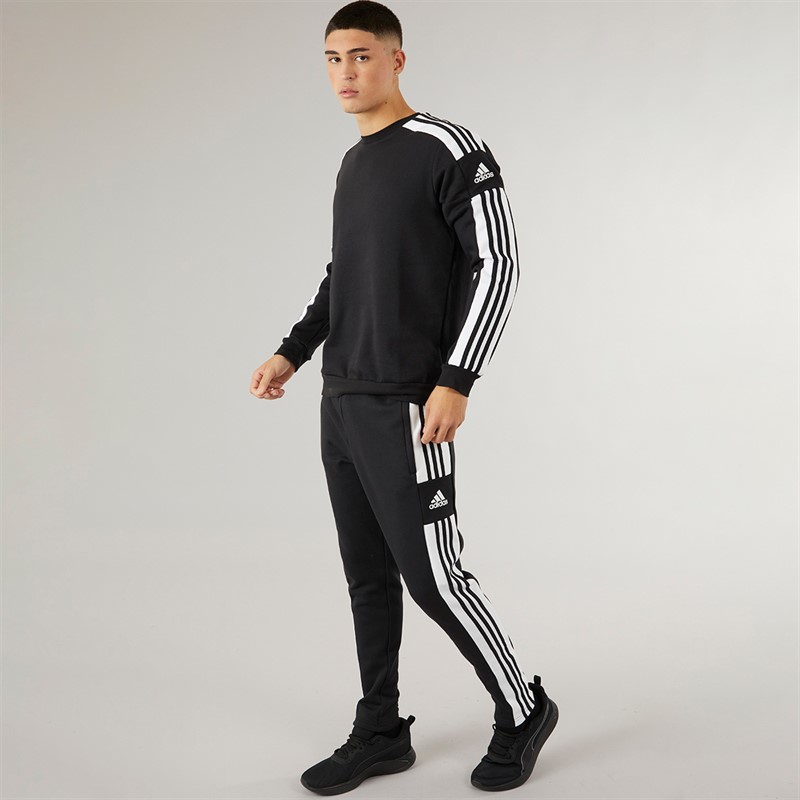 adidas Herren Squadra 21 Sweatshirt Schwarz/Weiß