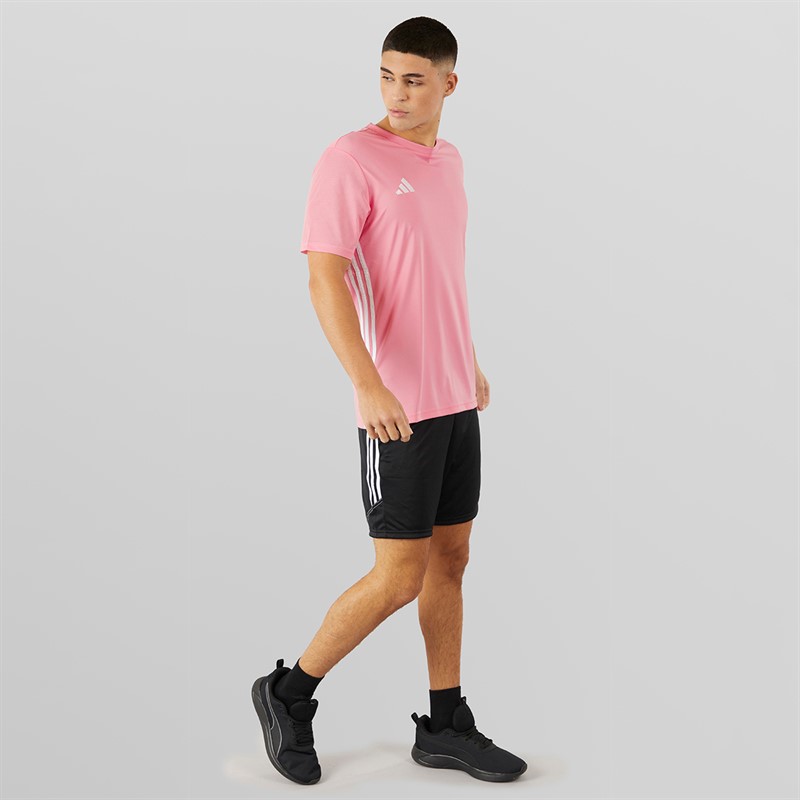 adidas Herren Tabela 23 Trainings T Shirt Hellrosa/Weiß