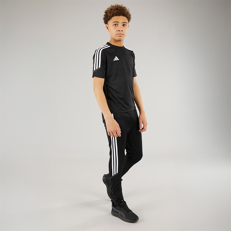adidas Junior Tiro 23 Club Trainingshose Schwarz/Weiß