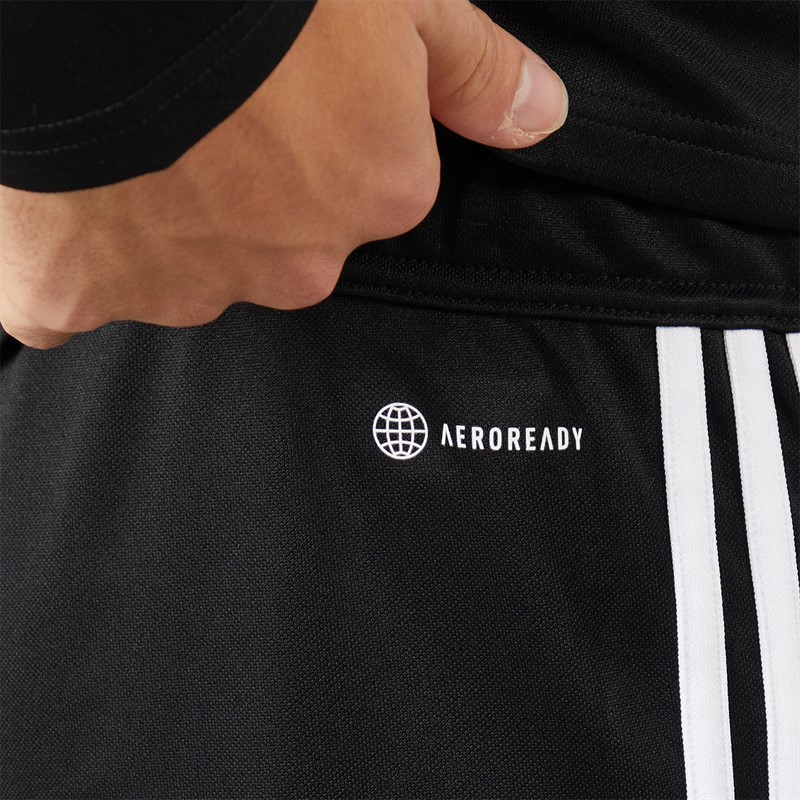 adidas Herren Tiro 23 Club Slim Trainingshose Schwarz/Weiß