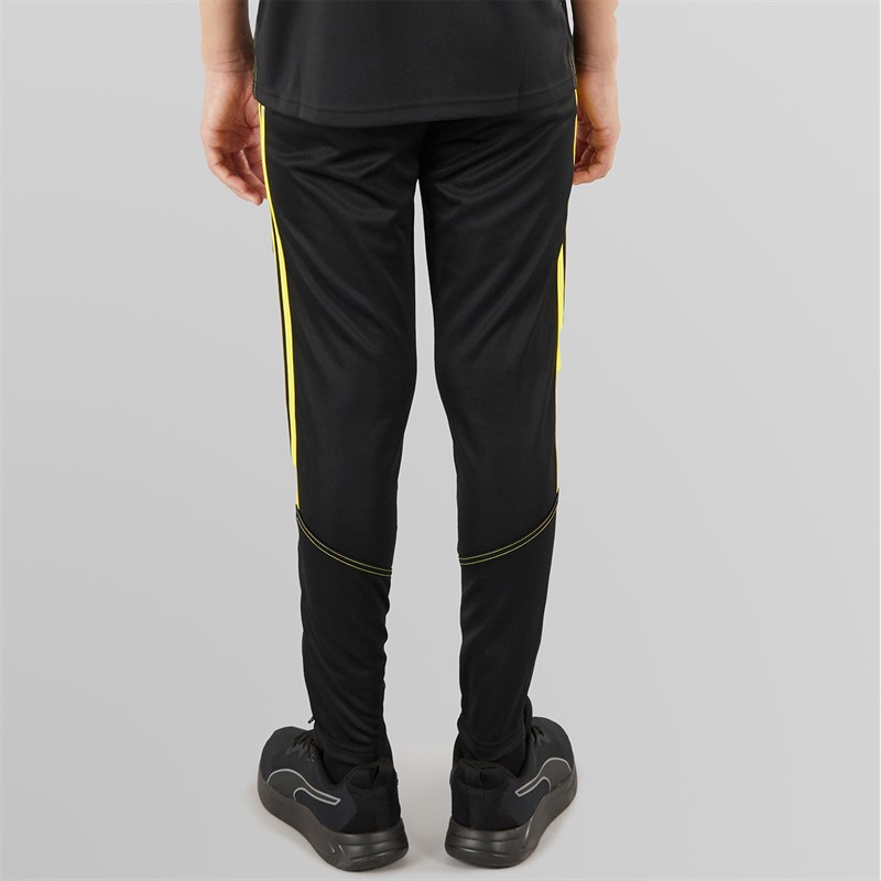 adidas Junior Tiro 23 Club Trainingshose Schwarz/Helles Gelb