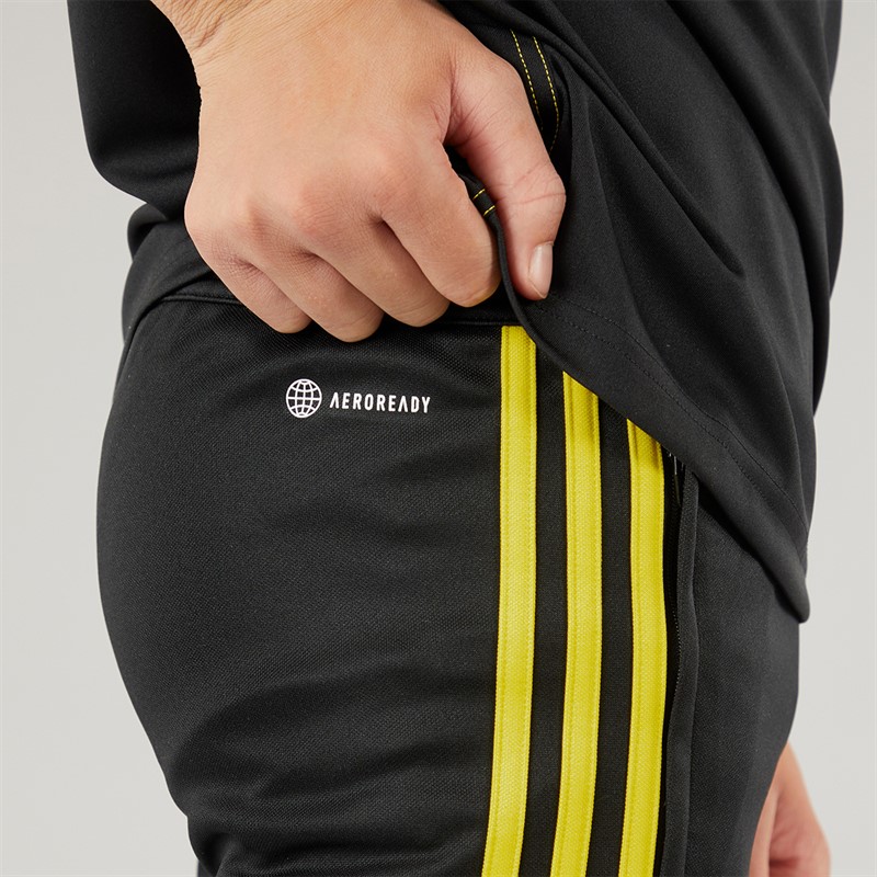 adidas Junior Tiro 23 Club Trainingshose Schwarz/Helles Gelb