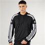 adidas Herren Squadra 21 Pullover Trainings Hoodie Schwarz/Weiß