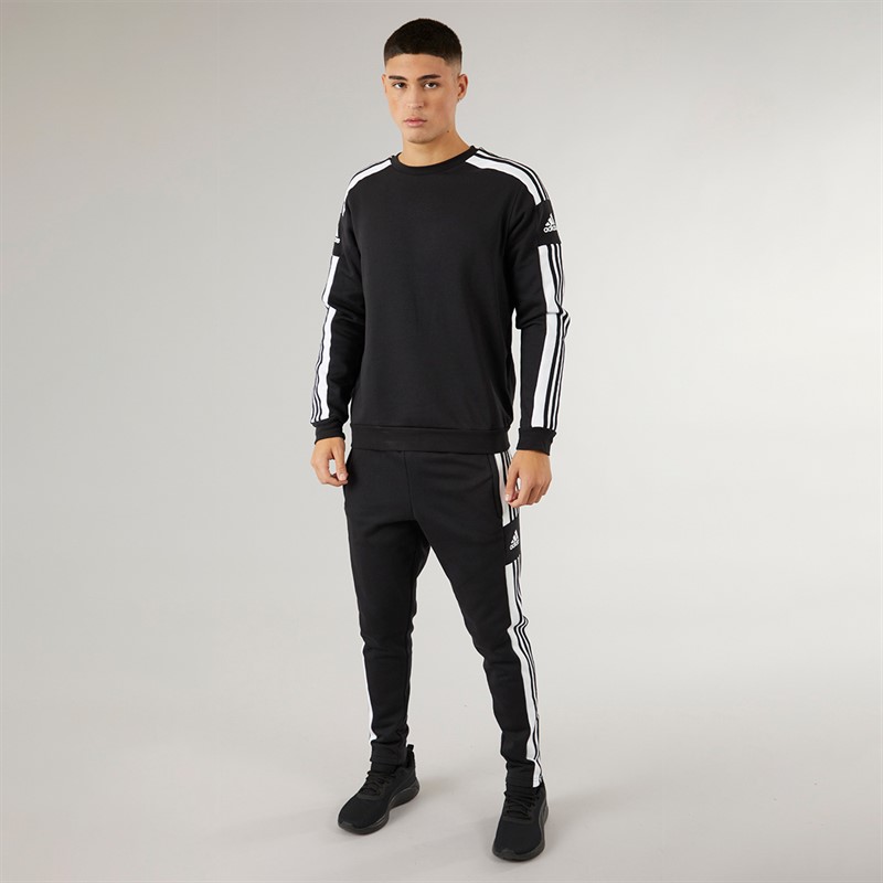 adidas Herren Squadra 21 Jogginghose Schwarz/Weiß