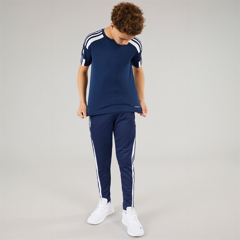adidas Junioren Squadra 21 Trainingshose Dunkelblau/Weiß