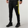 adidas Herren Tiro 23 Club Slim Trainingshose Schwarz/Hellgelb