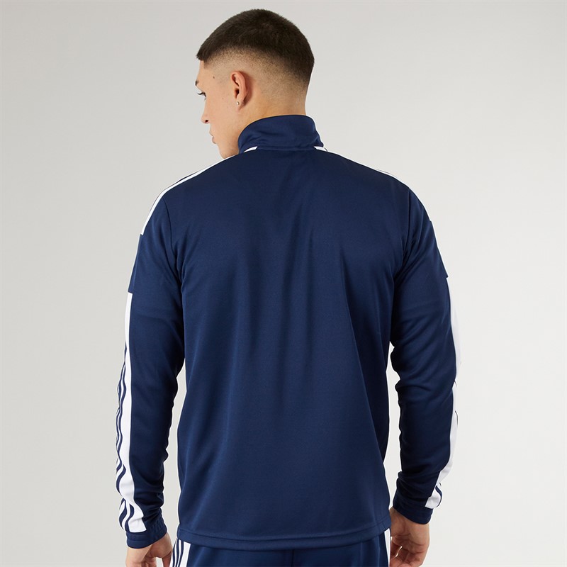 adidas Herren Squadra 21 Langarm Trainingsshirt Marineblau/Weiß