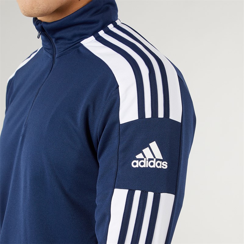 adidas Herren Squadra 21 Langarm Trainingsshirt Marineblau/Weiß