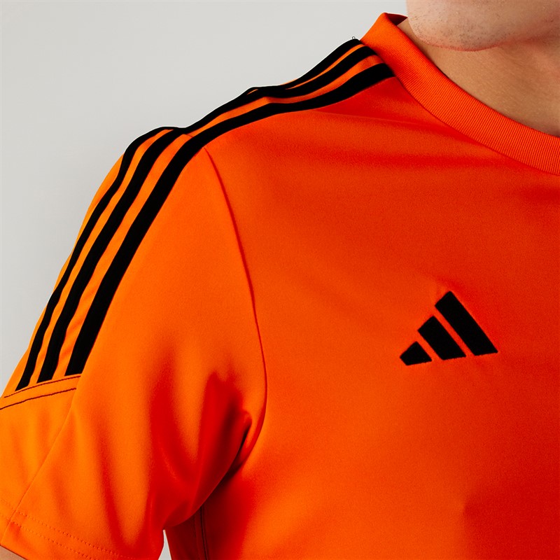 adidas T-shirt Tiro 23 Club Slim dla niego kolor pomarańczowy/czarny