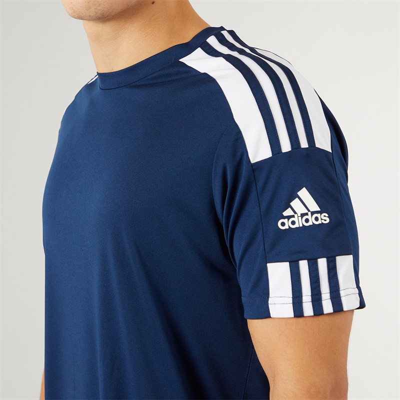 adidas Herren Squadra 21 Training T Shirt Team Navy Blue/White