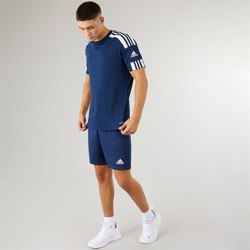 adidas Herren Squadra 21 Training T Shirt Team Navy Blue/White