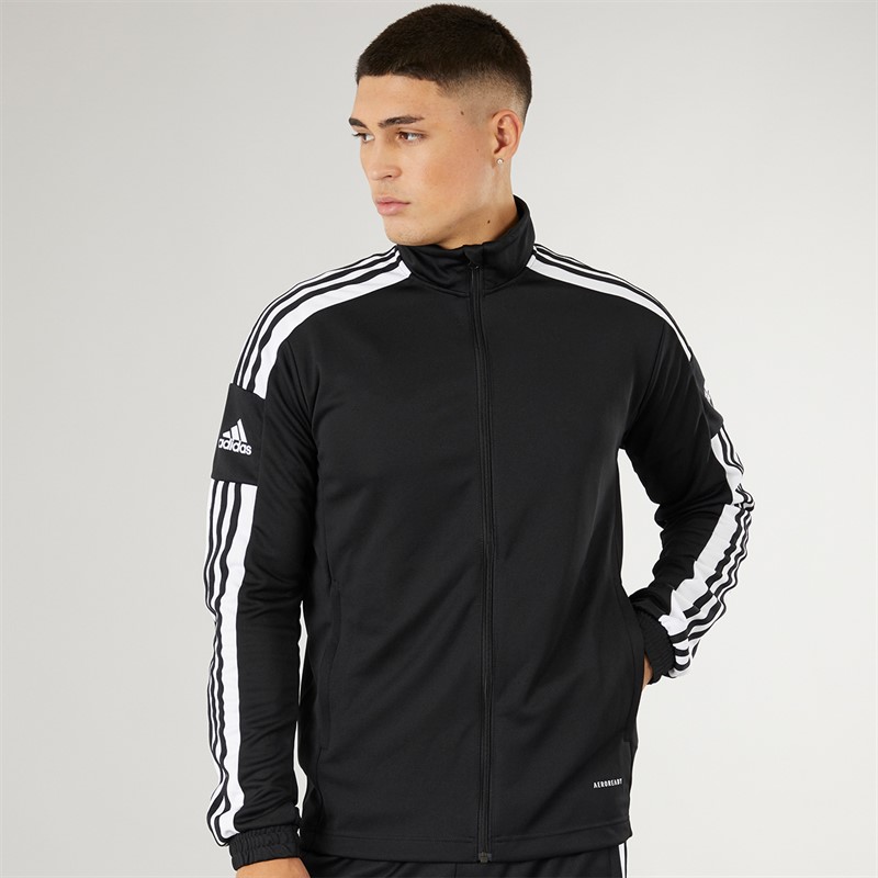 adidas Herren Squadra 21 Trainings Trainingsjacke Schwarz/Weiß