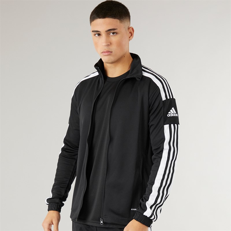 adidas Herren Squadra 21 Trainings Trainingsjacke Schwarz/Weiß