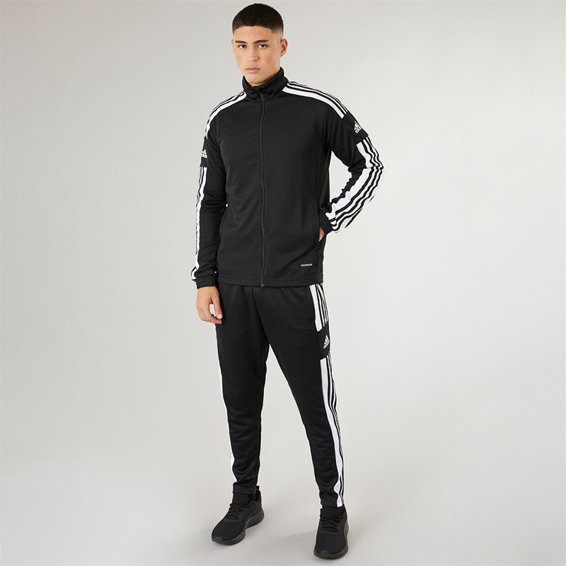 adidas Herren Squadra 21 Trainings Trainingsjacke Schwarz/Weiß