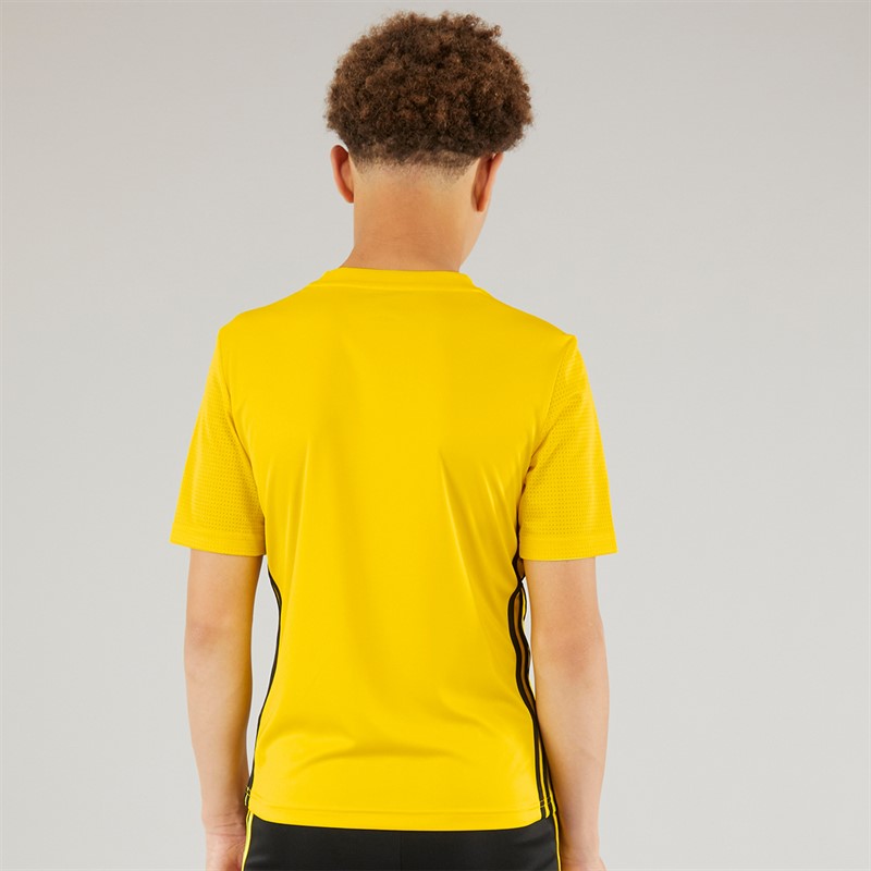 adidas Junior Tabela 23 Trainings T Shirt Team Gelb/Schwarz