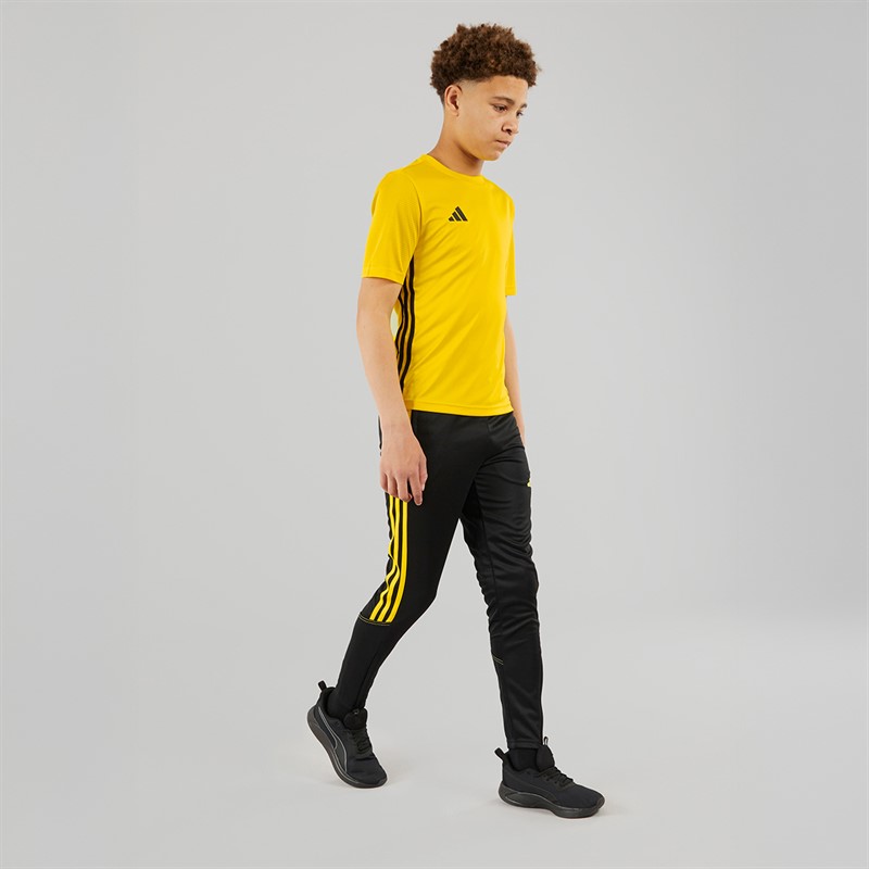 adidas Junior Tabela 23 Trainings T Shirt Team Gelb/Schwarz