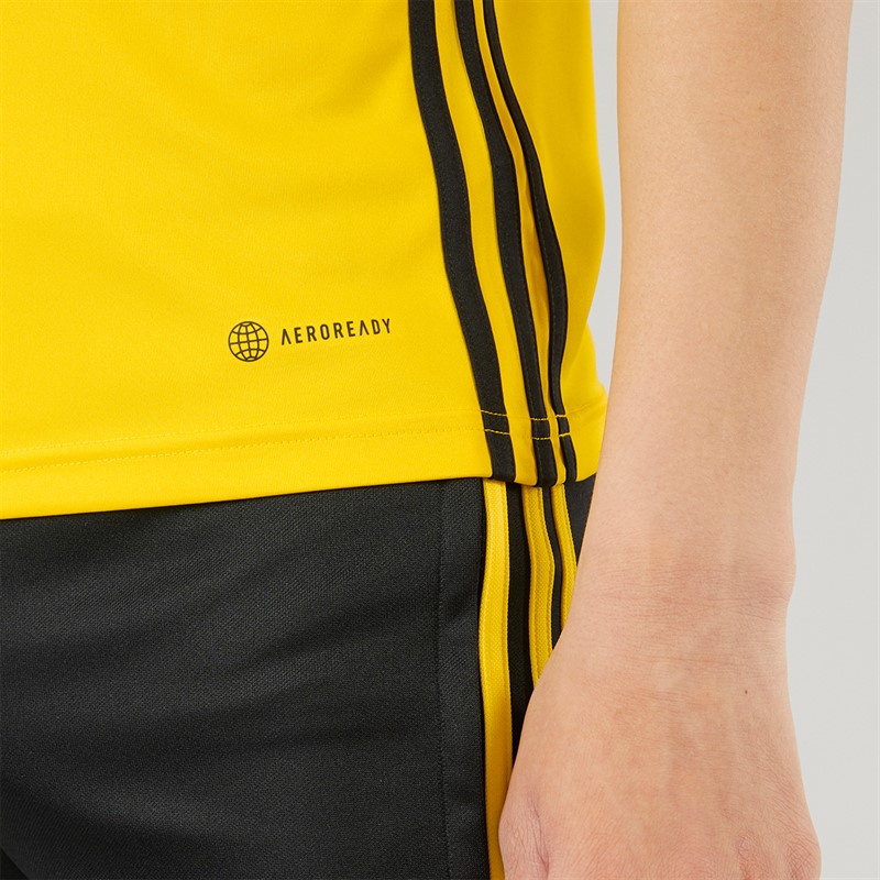 adidas Junior Tabela 23 Trainings T Shirt Team Gelb/Schwarz