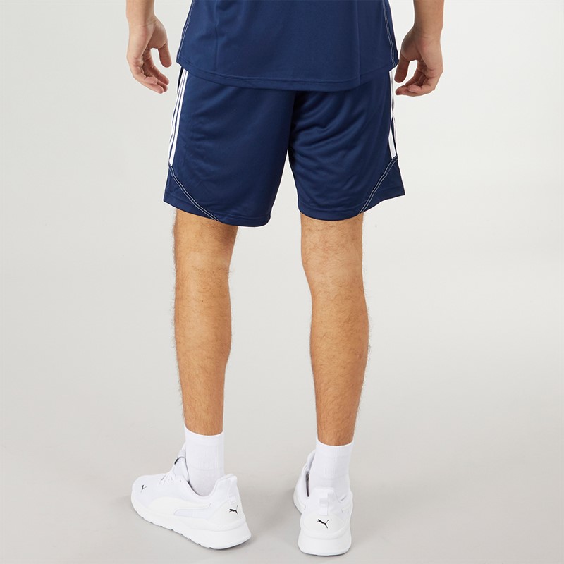 adidas Herren Tiro 23 Club Trainingsshorts Team Navy Blau 2/Weiß