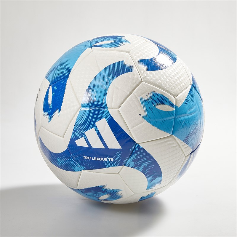 adidas Tiro League Match Fußball (IMS Zertifiziert) Weiß/Team Königsblau/Hellblau