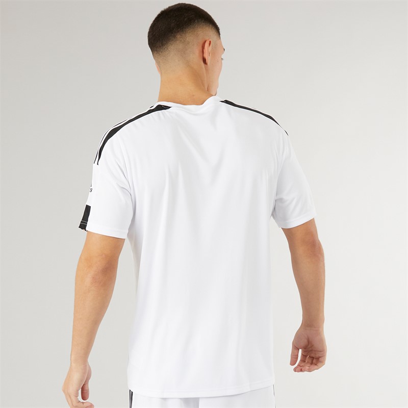 adidas Herren Squadra 21 Trainings T Shirt Weiß/Schwarz