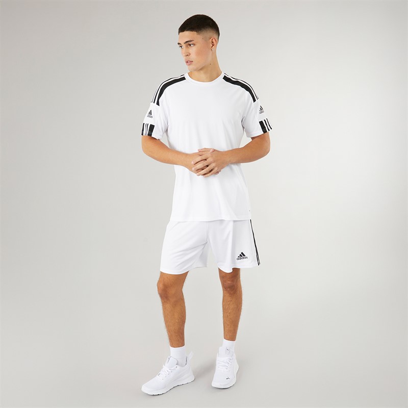 adidas Herren Squadra 21 Trainings T Shirt Weiß/Schwarz