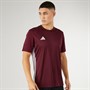 adidas Herren Tabela 23 Trainings T Shirt Team Dunkelrot 2/Weiß