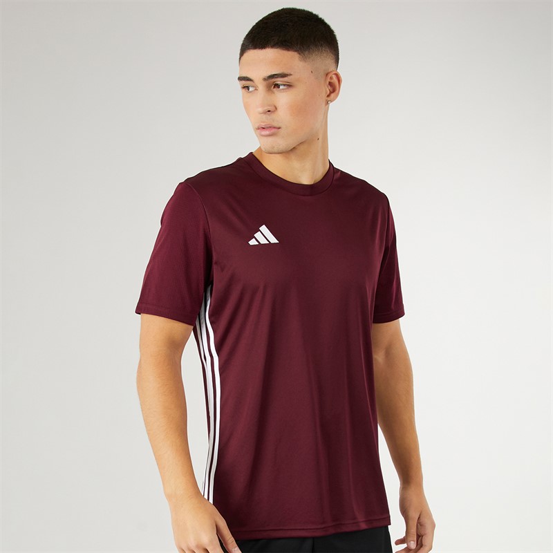 adidas Herren Tabela 23 Trainings T Shirt Team Dunkelrot 2/Weiß