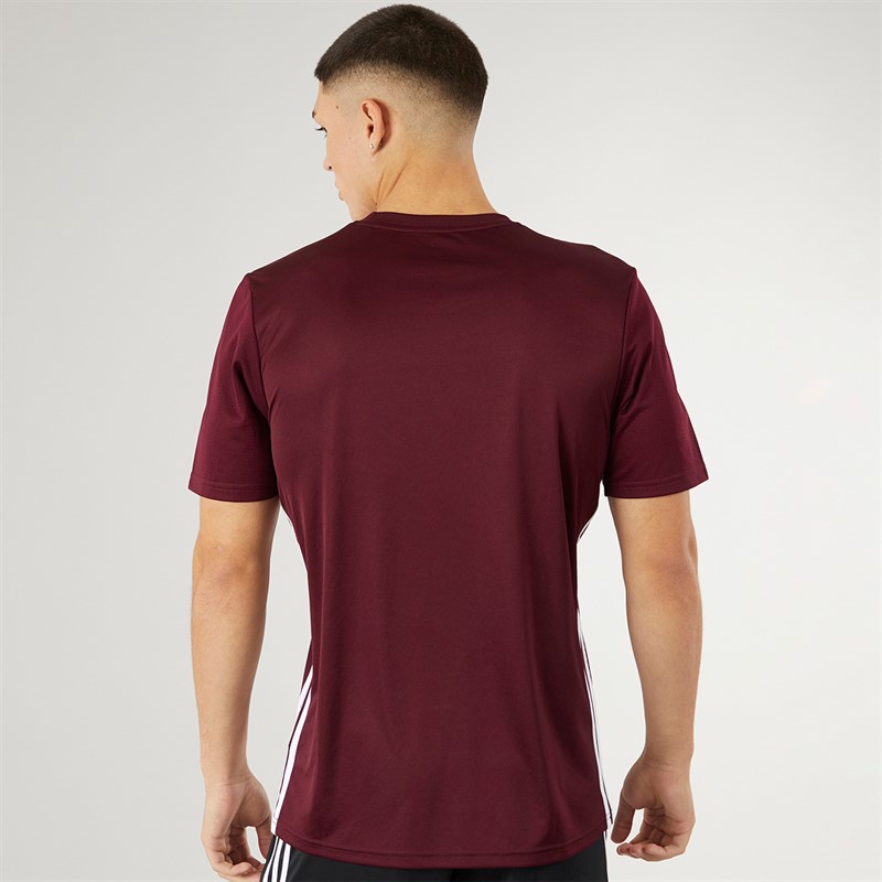 adidas Herren Tabela 23 Trainings T Shirt Team Dunkelrot 2/Weiß