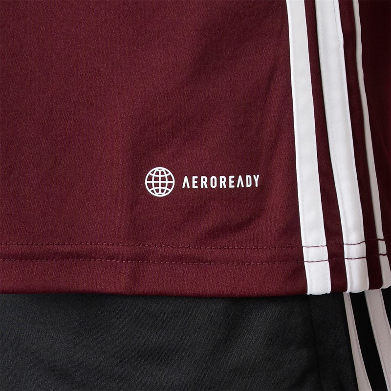 adidas Herren Tabela 23 Trainings T Shirt Team Dunkelrot 2/Weiß