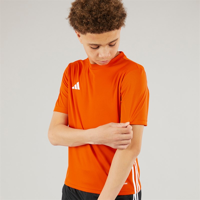 adidas Junior Tabela 23 Trainings T Shirt Team Orange/Weiss