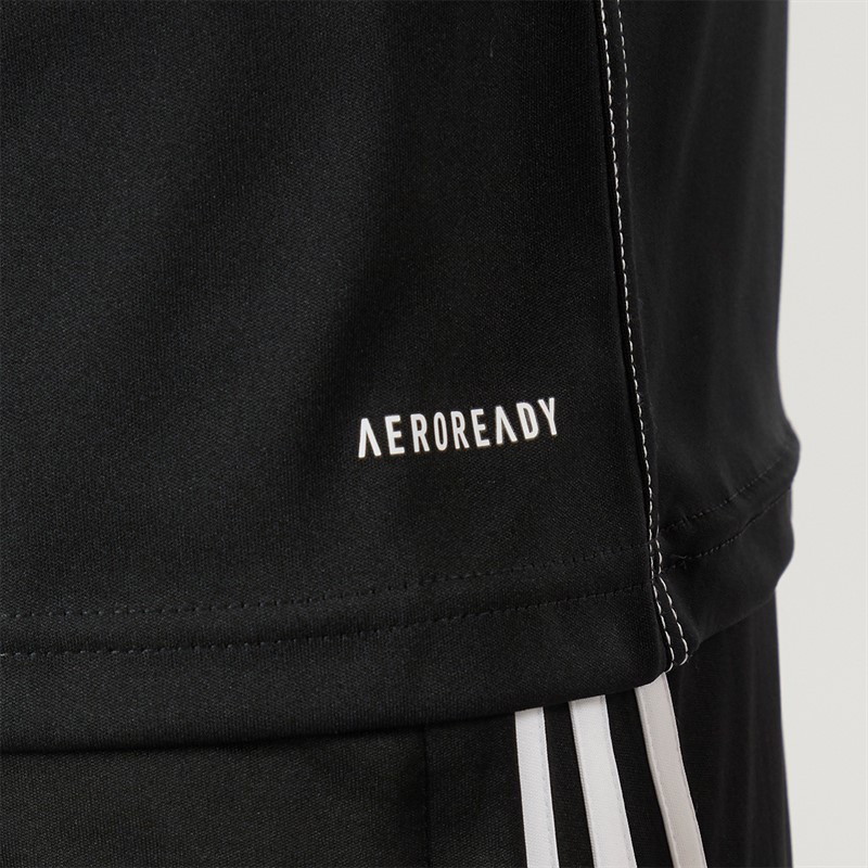 adidas Herren Tiro 23 Kurzarm Club Trainingshemd Schwarz/Weiß