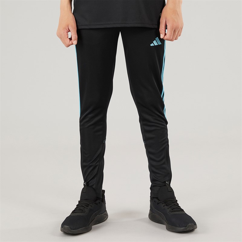 adidas Junior Tiro 23 Club Trainingshose Schwarz/Preloved Blau