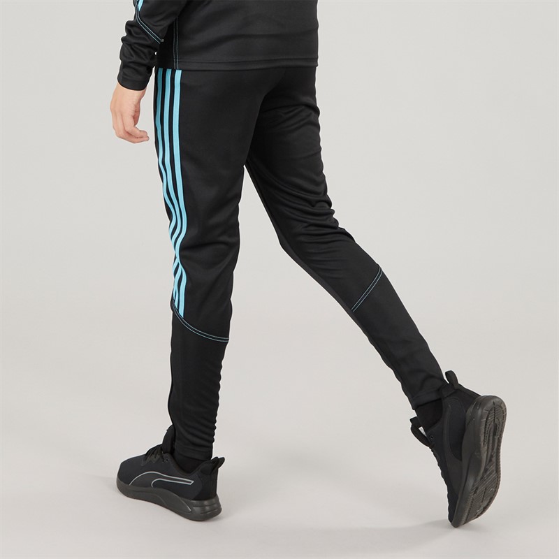 adidas Junior Tiro 23 Club Trainingshose Schwarz/Preloved Blau