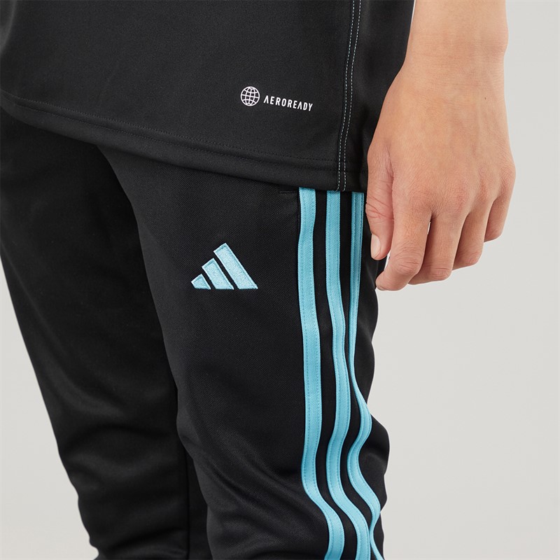 adidas Junior Tiro 23 Club Trainingshose Schwarz/Preloved Blau