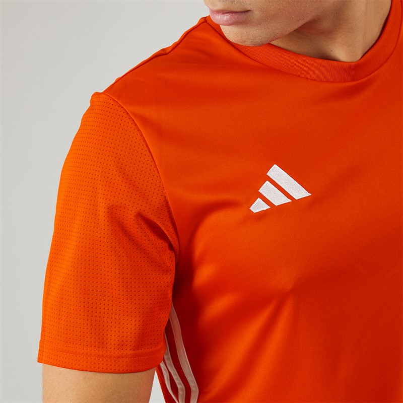 adidas Herren Tabela 23 Trainings T-Shirt Team Orange/Weiß