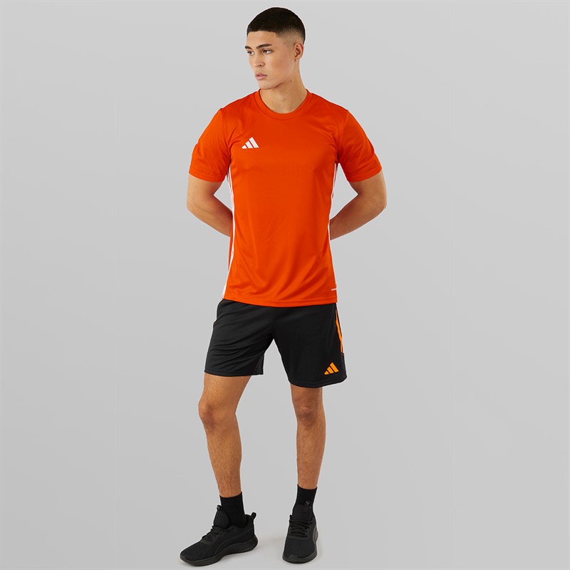 adidas Herren Tabela 23 Trainings T-Shirt Team Orange/Weiß