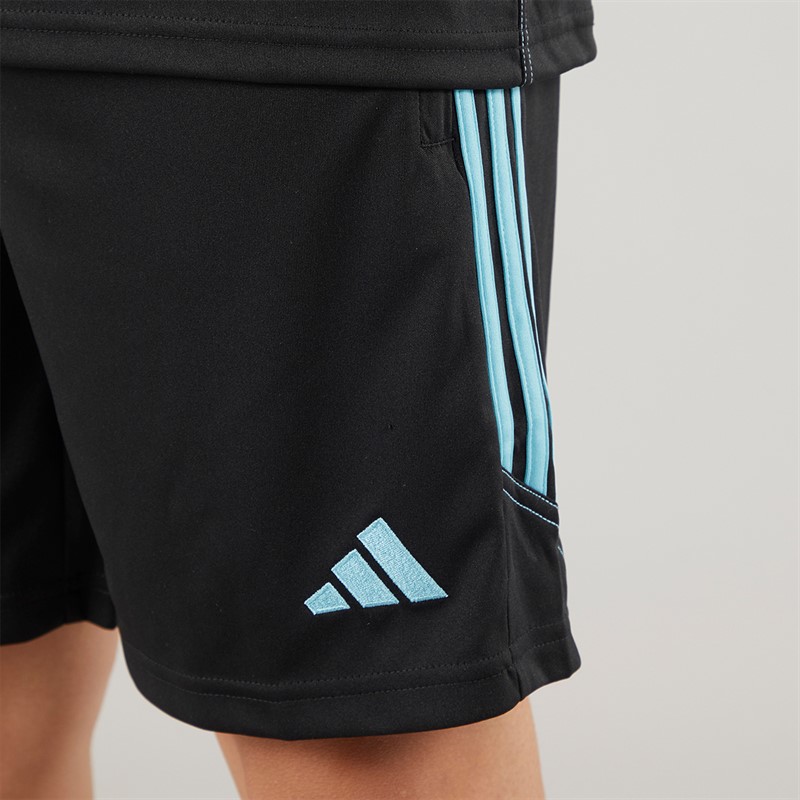 adidas Junior Tiro 23 Club Trainingshose Schwarz/Preloved Blau