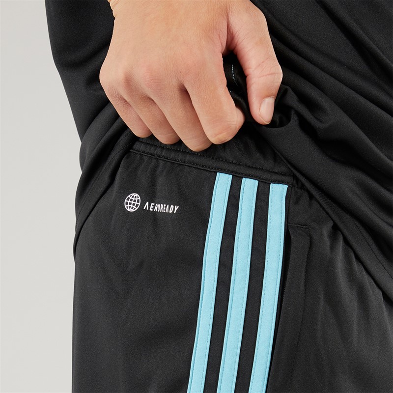 adidas Junior Tiro 23 Club Trainingshose Schwarz/Preloved Blau