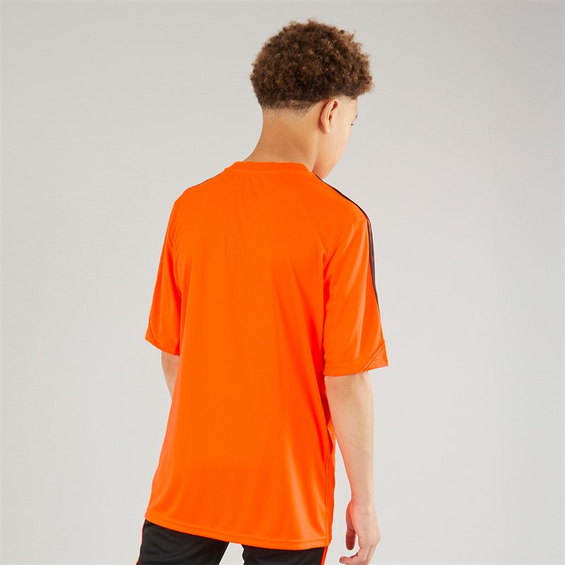 adidas Junior Tiro 23 Club Trainings T Shirt Signal Orange/Schwarz