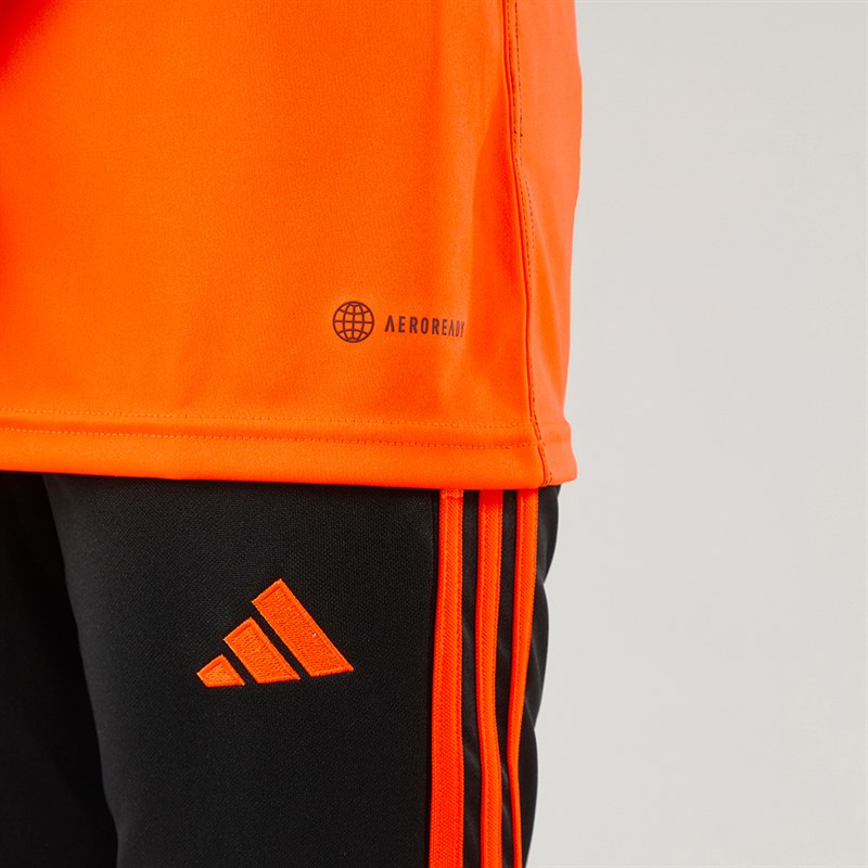 adidas Junior Tiro 23 Club Trainings T Shirt Signal Orange/Schwarz
