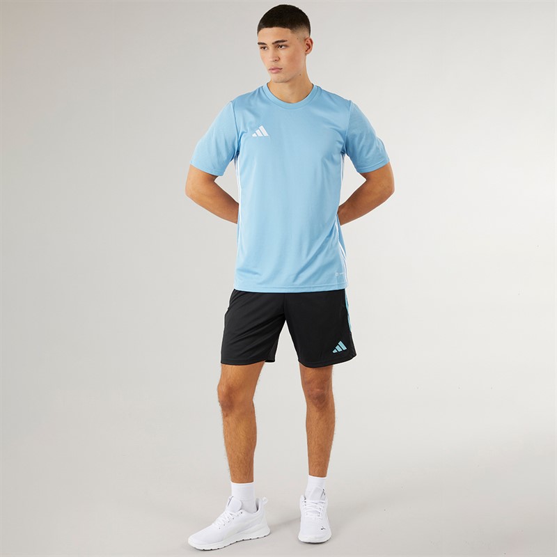 adidas Herren Tiro 23 Club Trainingshose Schwarz/Preloved Blau