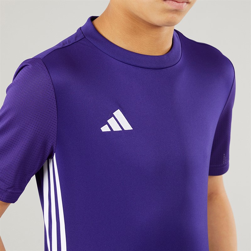 adidas Junior Tabela 23 Training T Shirt Team College Lila/Weiß
