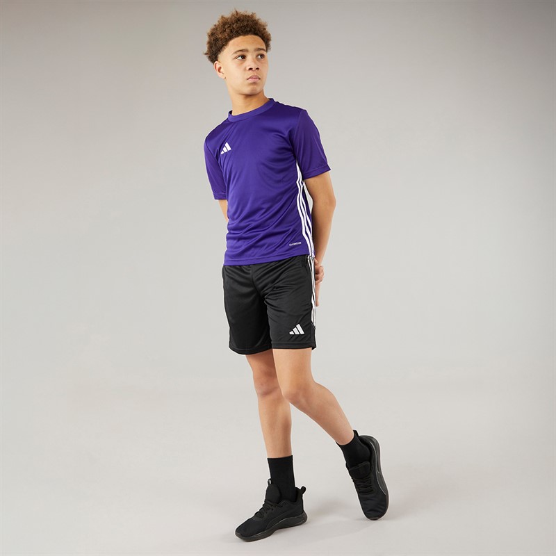 adidas Junior Tabela 23 Training T Shirt Team College Lila/Weiß